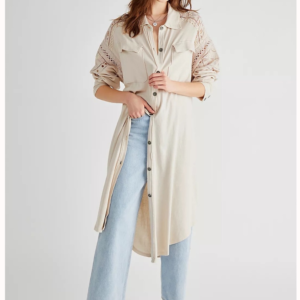 Free People Arctic Circle Knit Top